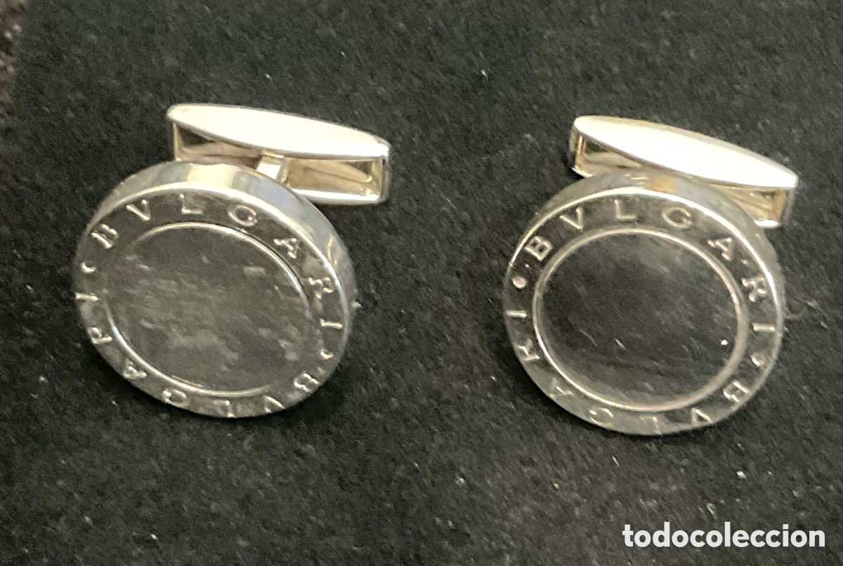 Antig&uuml;edades: Gemelos de plata Bulgari - Foto 8