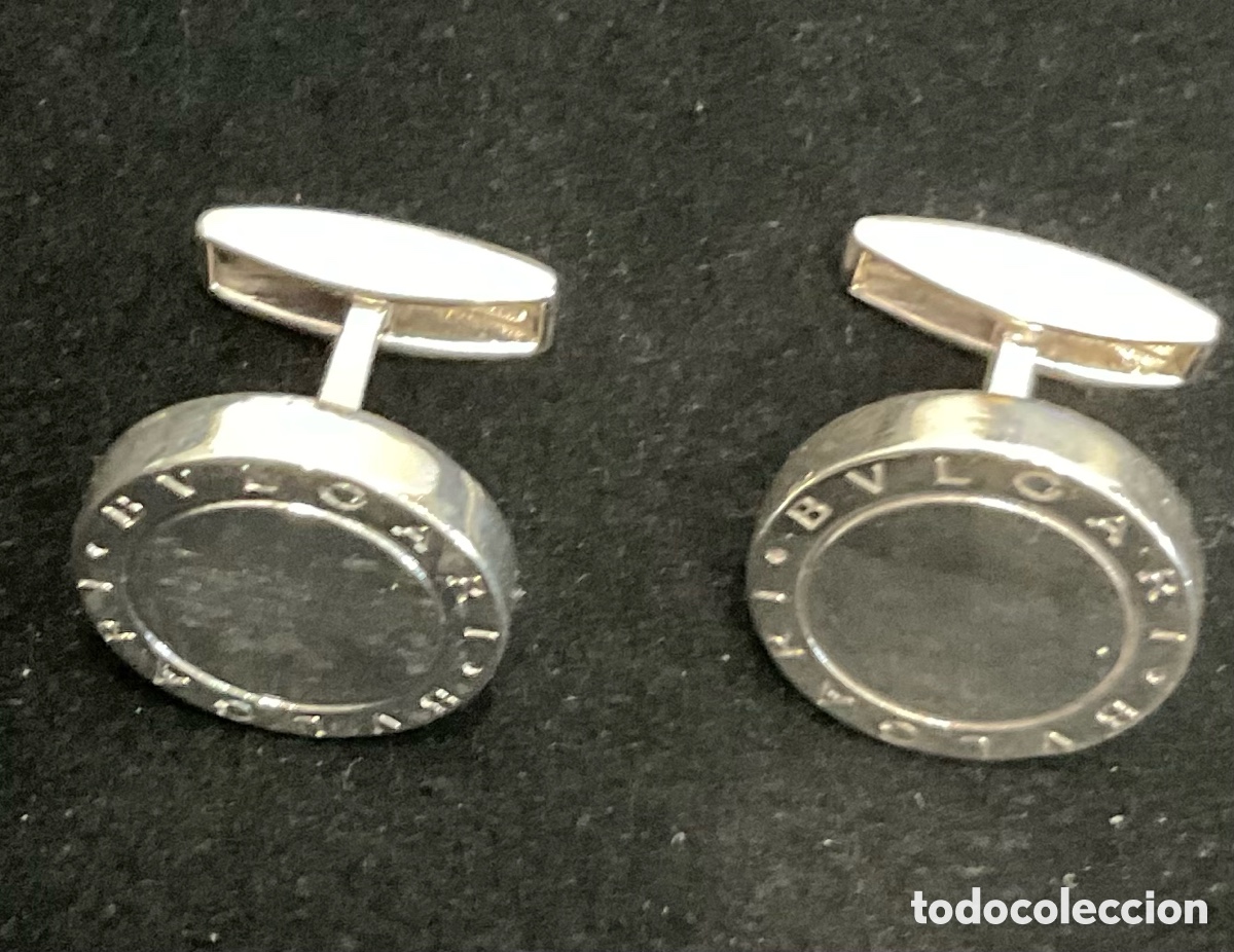 Antig&uuml;edades: Gemelos de plata Bulgari - Foto 9