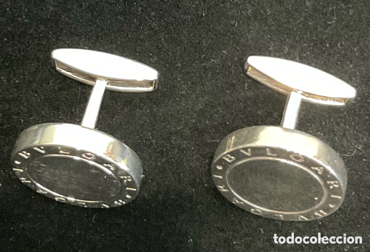 Antig&uuml;edades: Gemelos de plata Bulgari - Foto 10