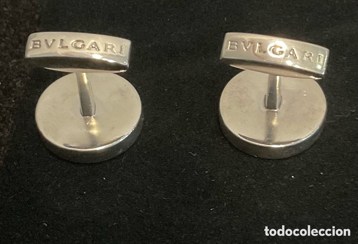 Antig&uuml;edades: Gemelos de plata Bulgari - Foto 14