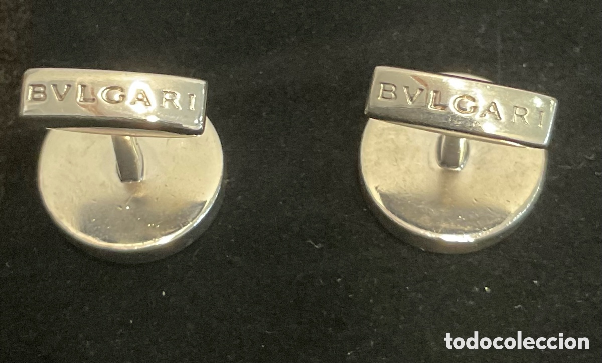 Antig&uuml;edades: Gemelos de plata Bulgari - Foto 15