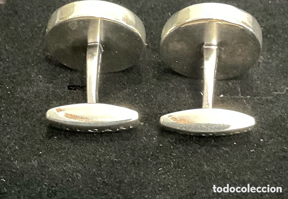Antig&uuml;edades: Gemelos de plata Bulgari - Foto 16