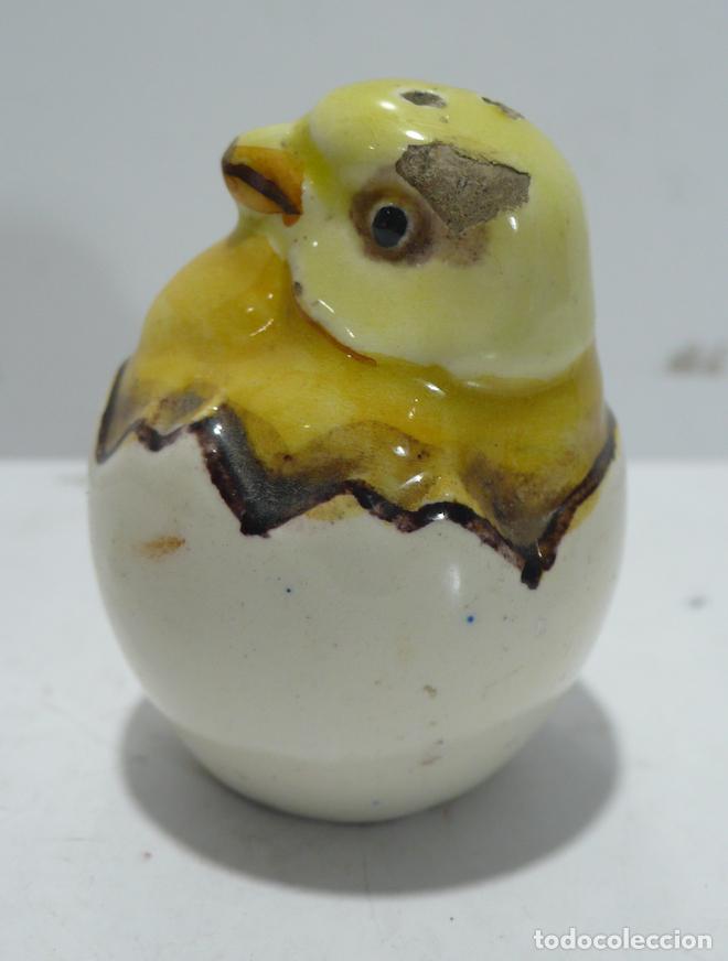 Antig&uuml;edades: PEQUE&Ntilde;O SALERO EN FORMA DE POLLO - Foto 2