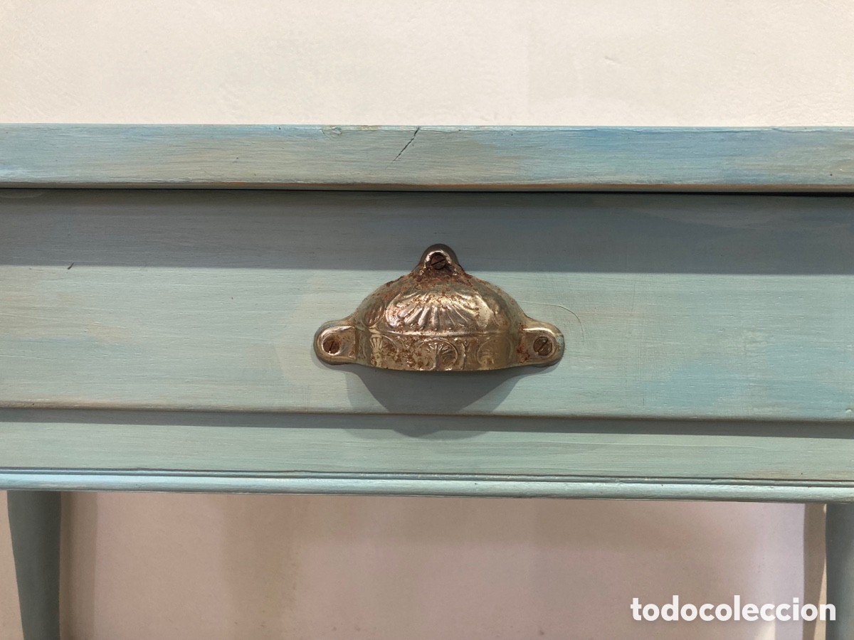 Antig&uuml;edades: Mesa cocina pintada a mano - Foto 5