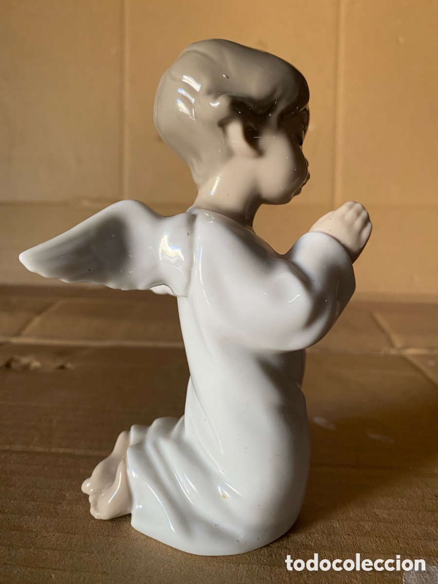 Antig&uuml;edades: ANGELITO DE LLADR&Oacute; ORANDO - Foto 3