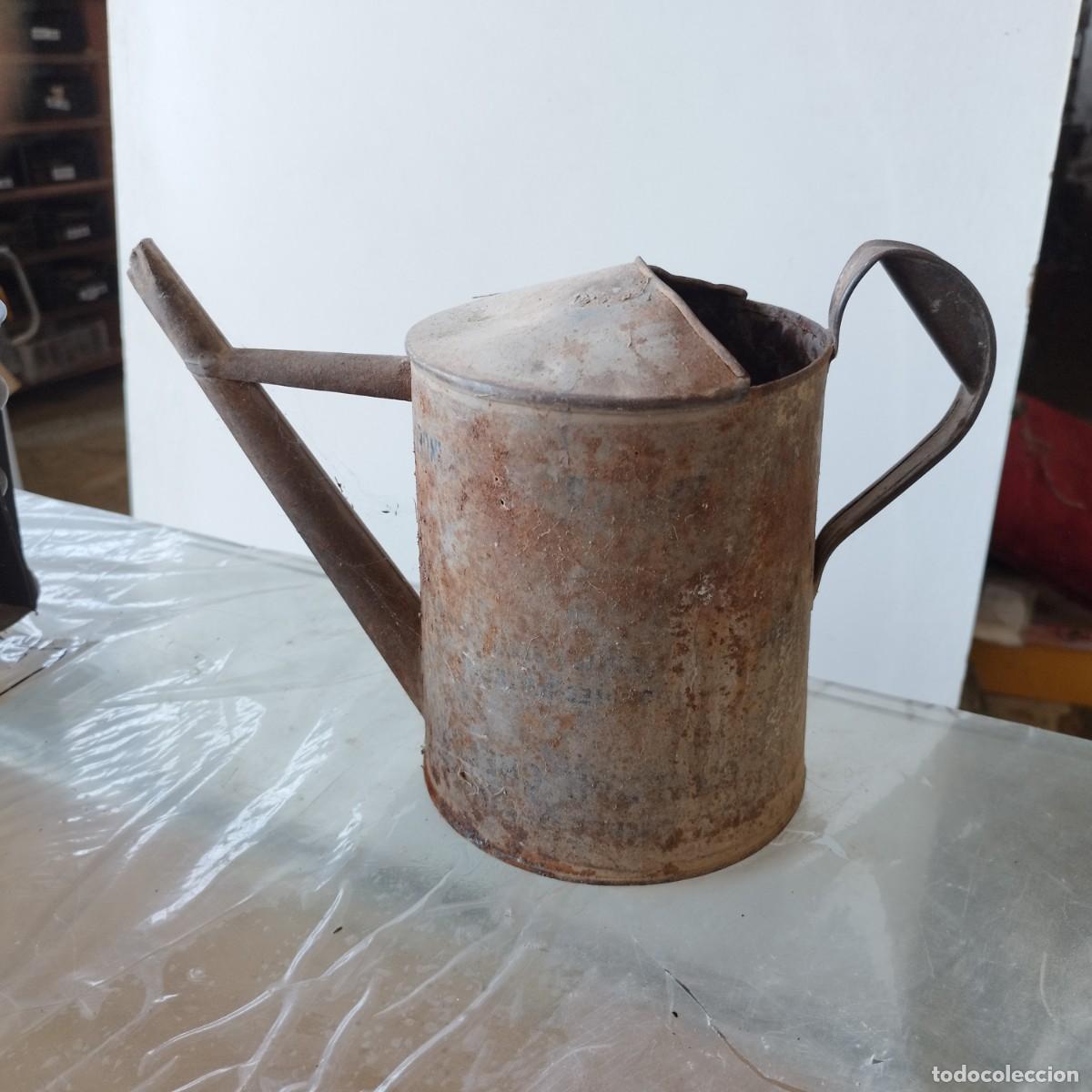 Antig&uuml;edades: REGADERA, HOJALATA / INGED / APROXIMADO 20 CM - Foto 3
