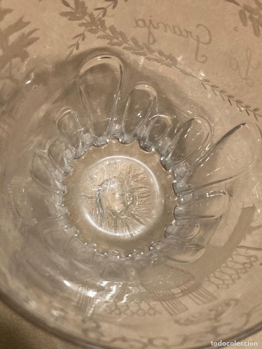 Antig&uuml;edades: Pareja de vasos de Cristal de La Granja - Foto 12