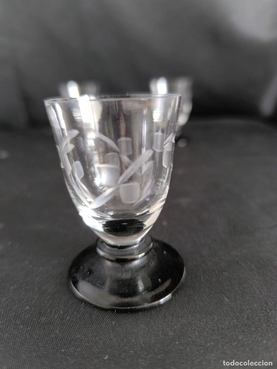 Antig&uuml;edades: copas de cristal grabado - Foto 5