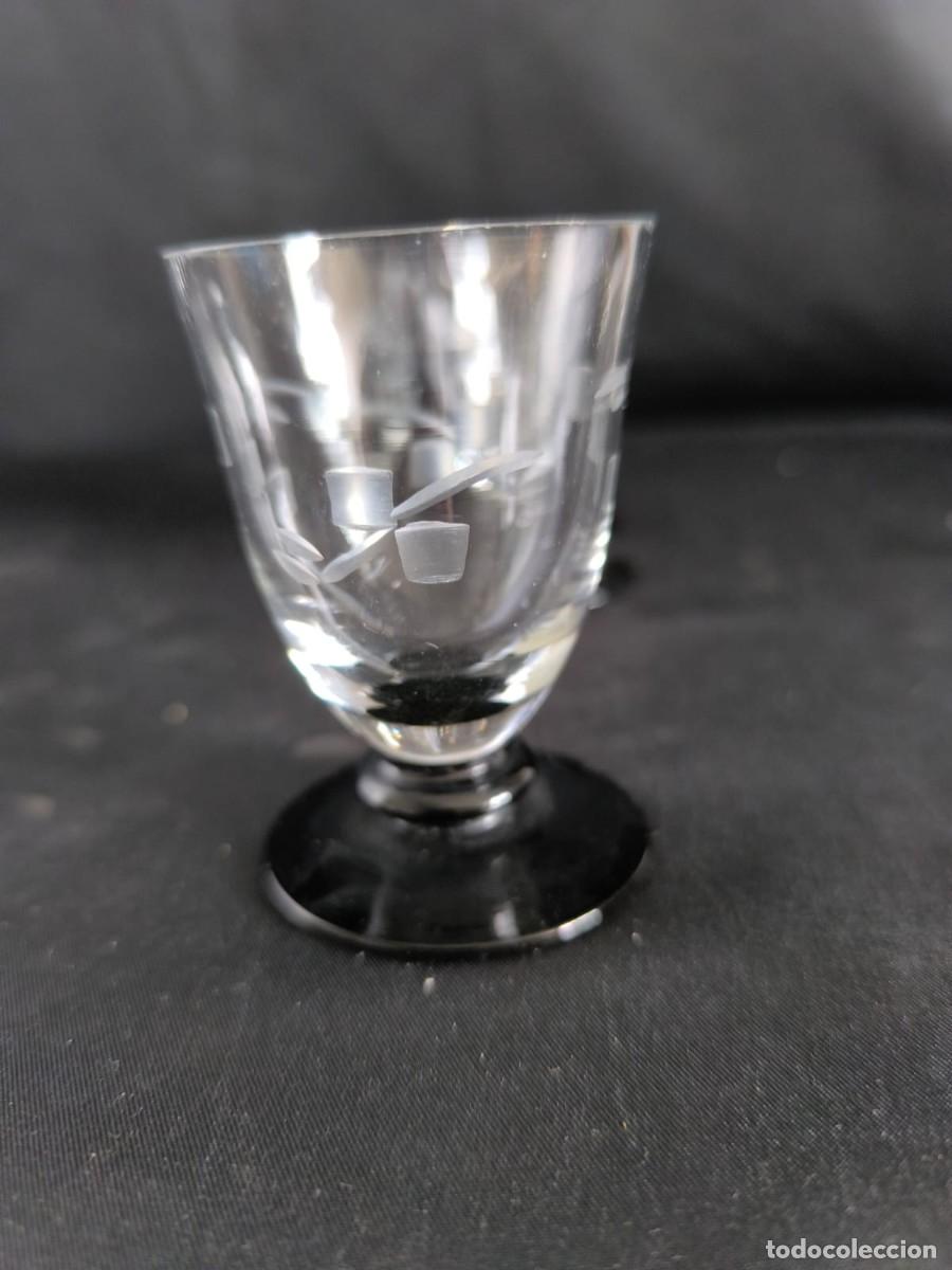 Antig&uuml;edades: copas de cristal grabado - Foto 5