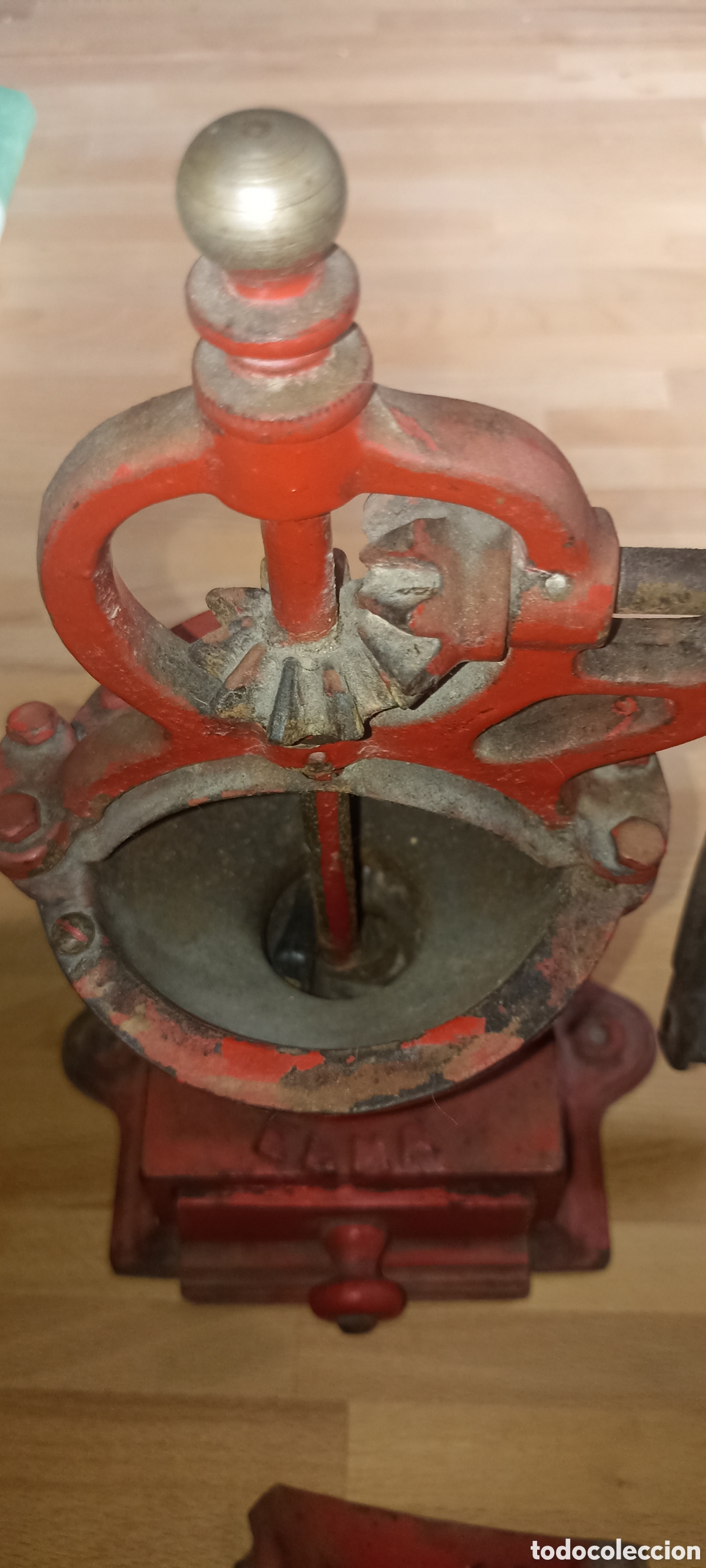 Antig&uuml;edades: Molinillo de caf&eacute; Elma rojo - Foto 4