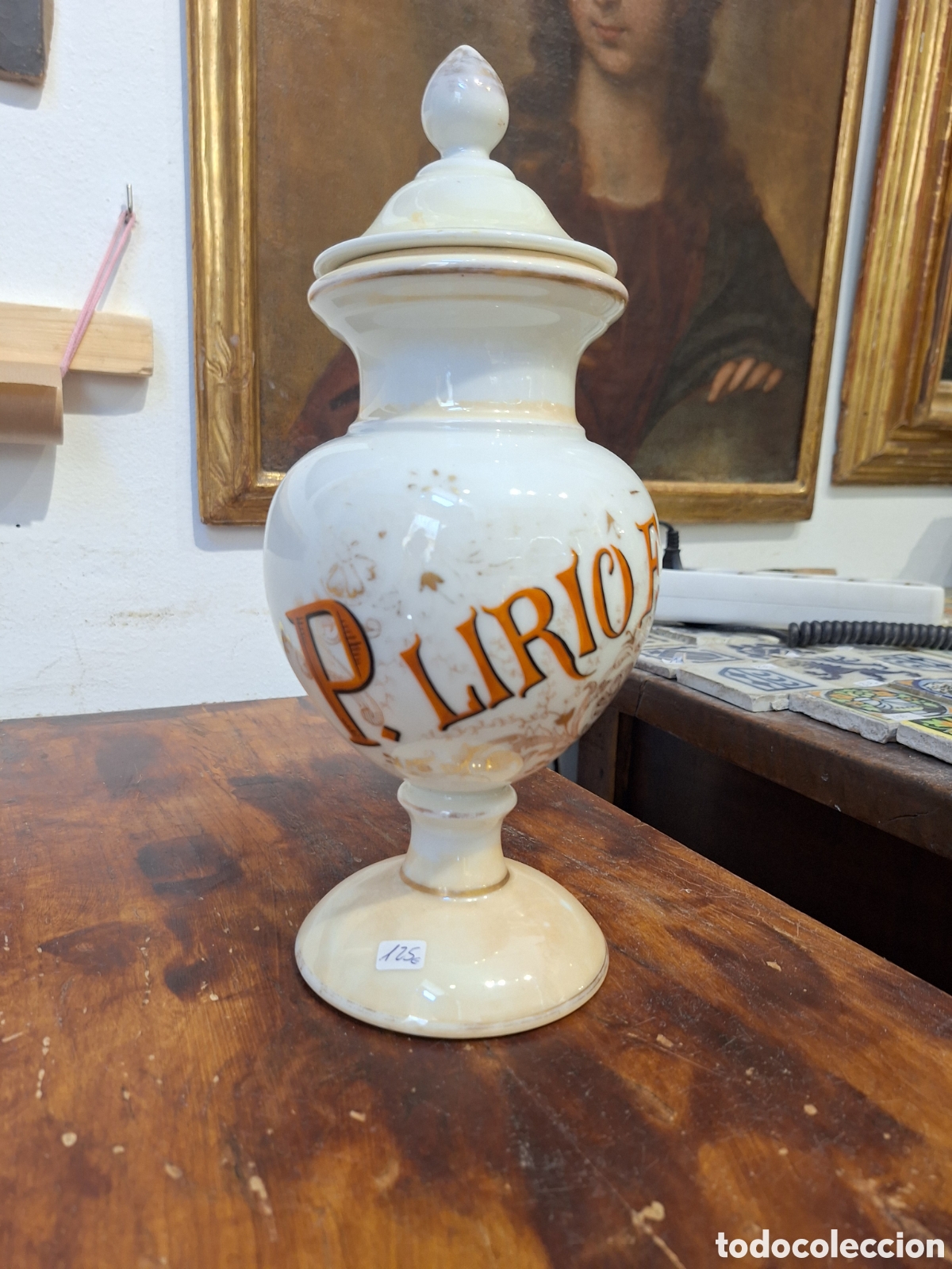 Antig&uuml;edades: Albarelo farmacia XIX - Foto 1