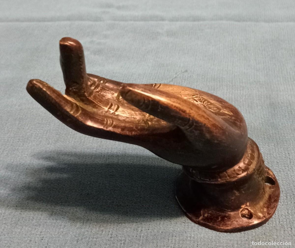 Antig&uuml;edades: MANO DE BRONCE DE RITUAL - Foto 3