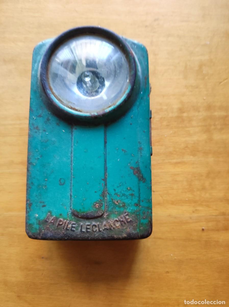 Antig&uuml;edades: Linterna francesa a&ntilde;os 40 - Foto 1