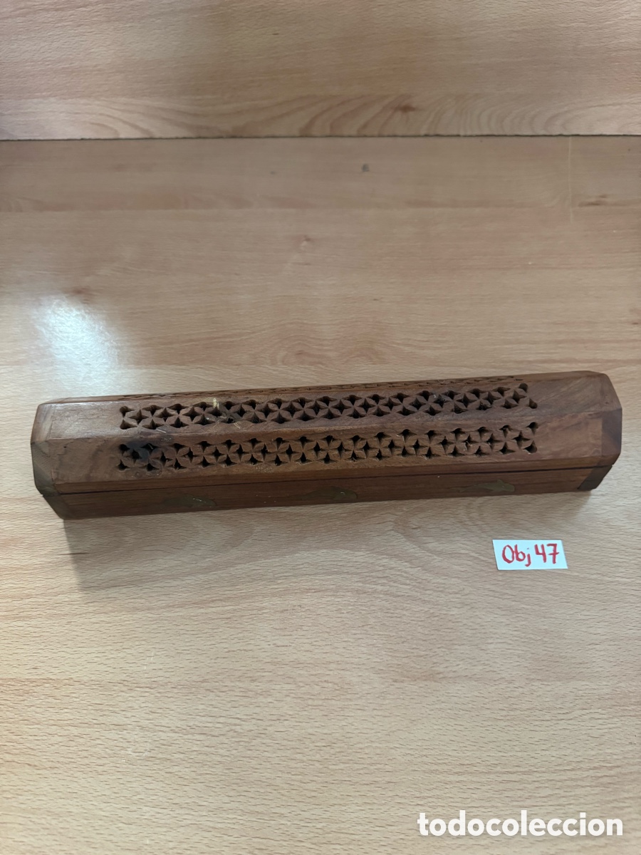 Antig&uuml;edades: Incensiario de madera - Foto 2