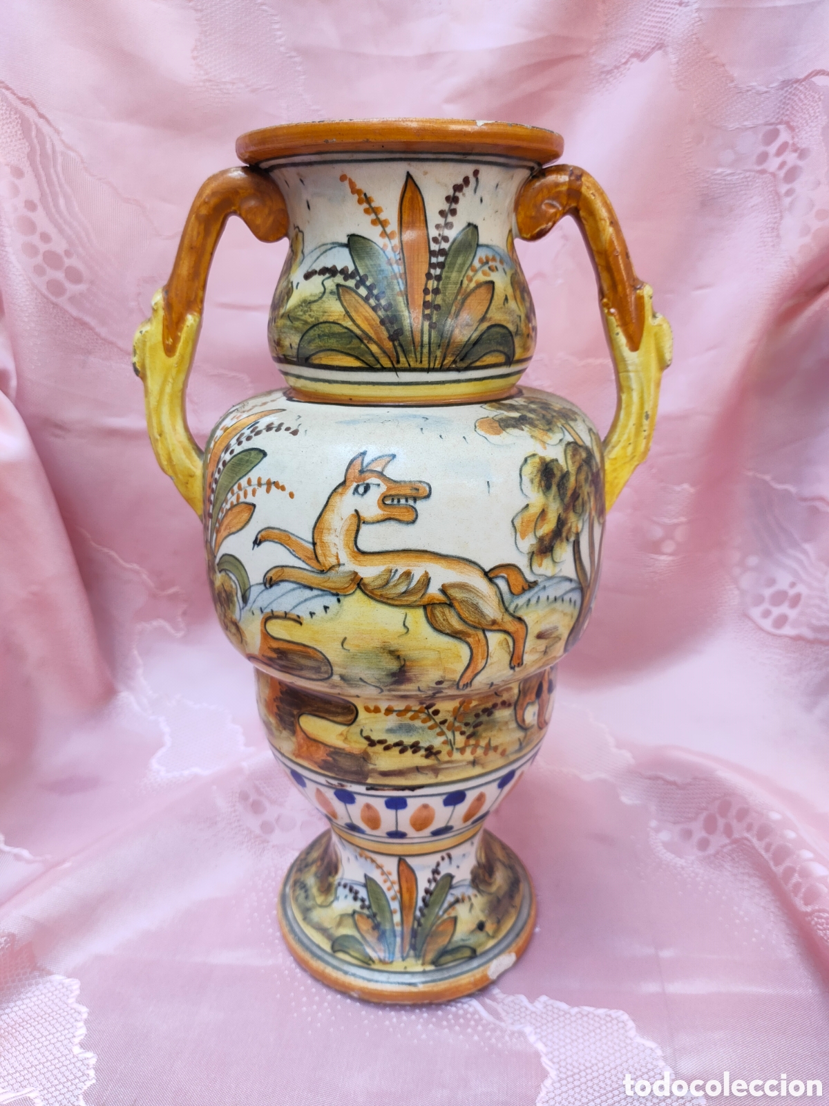Antig&uuml;edades: PRECIOSO JARR&Oacute;N DE TALAVERA - Foto 1