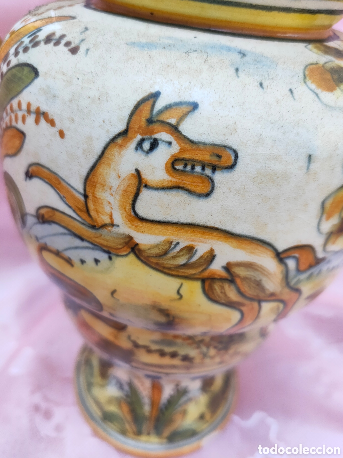 Antig&uuml;edades: PRECIOSO JARR&Oacute;N DE TALAVERA - Foto 5