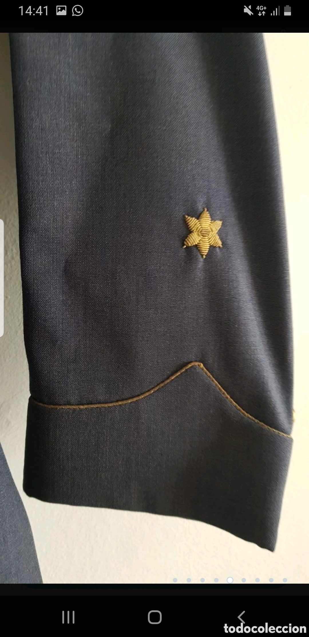 Antig&uuml;edades: Uniforme militar a&eacute;reo. Franco. - Foto 4
