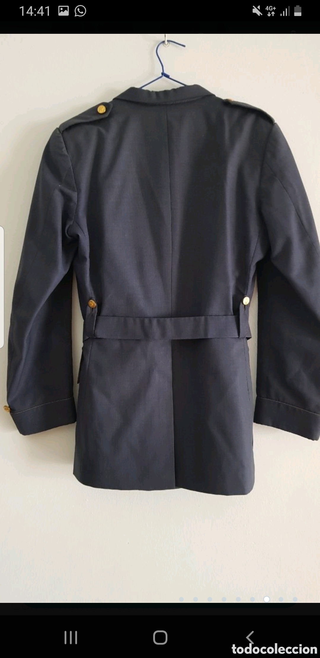 Antig&uuml;edades: Uniforme militar a&eacute;reo. Franco. - Foto 6