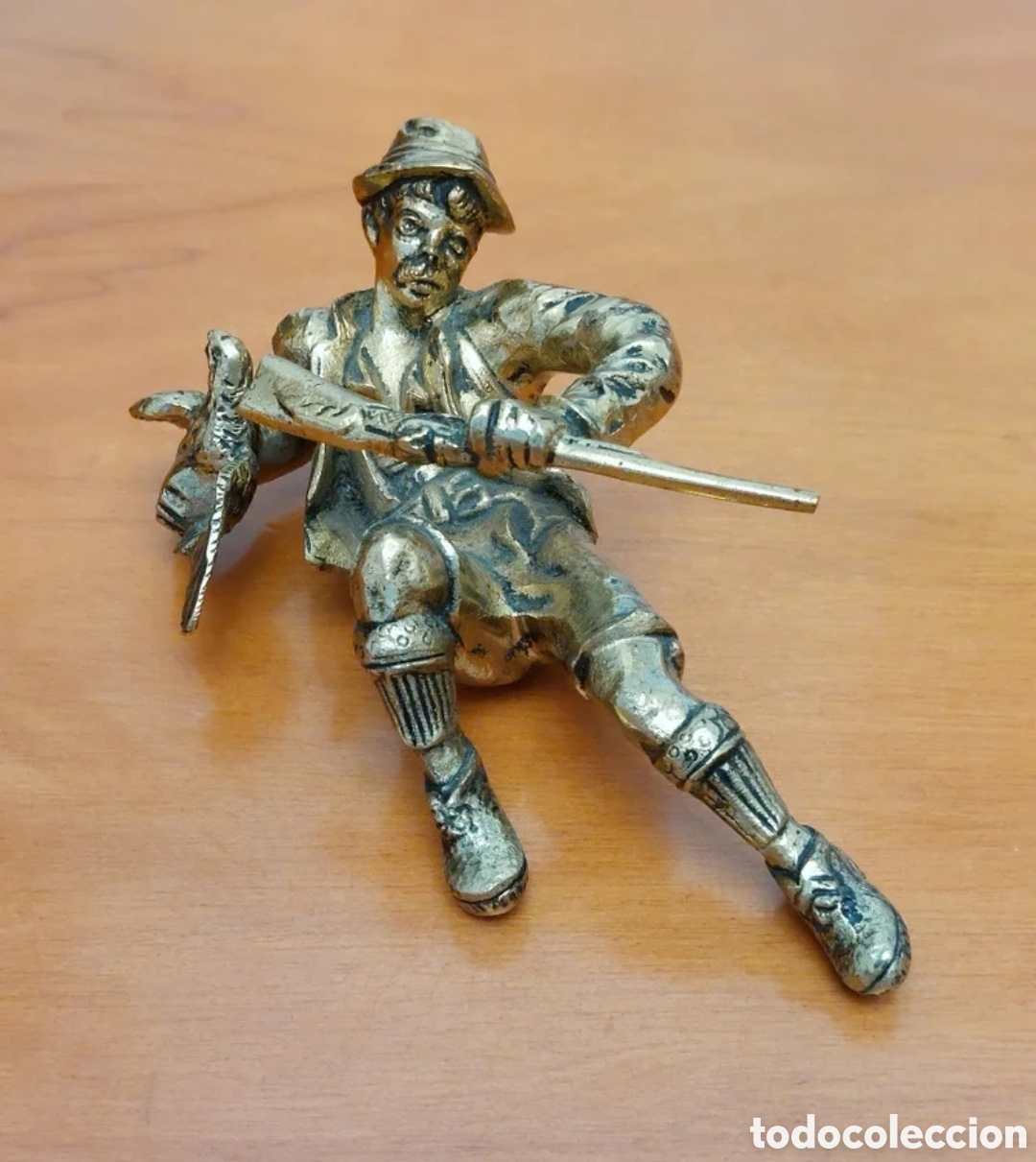 Antig&uuml;edades: Cazador de bronce vintage - Foto 2