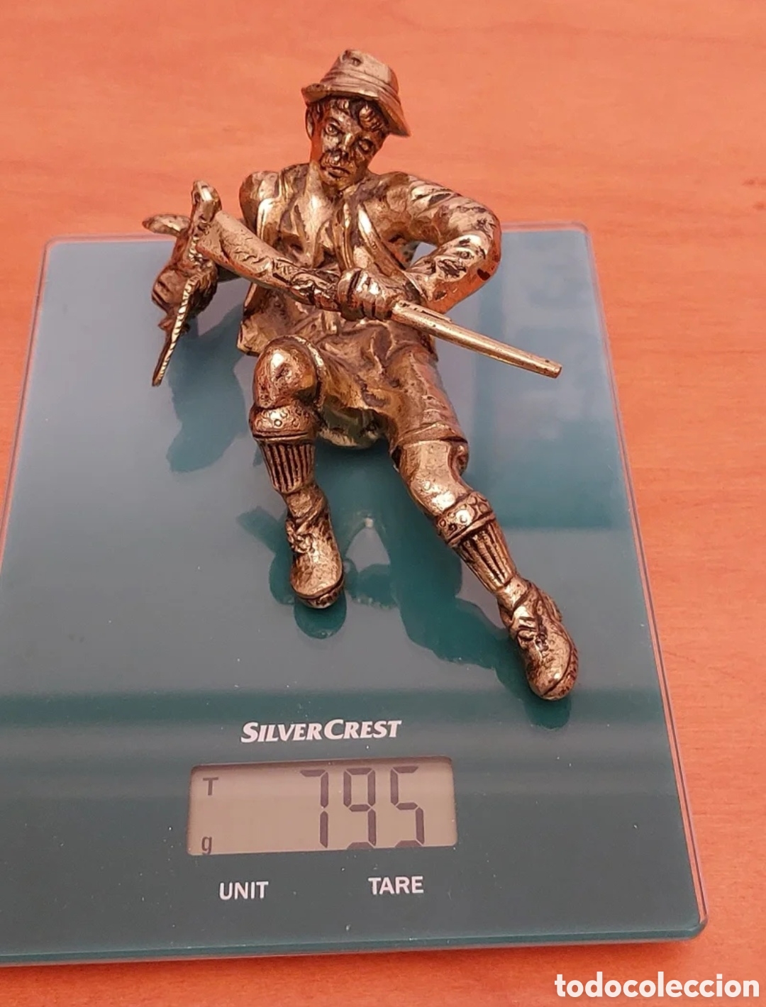 Antig&uuml;edades: Cazador de bronce vintage - Foto 6