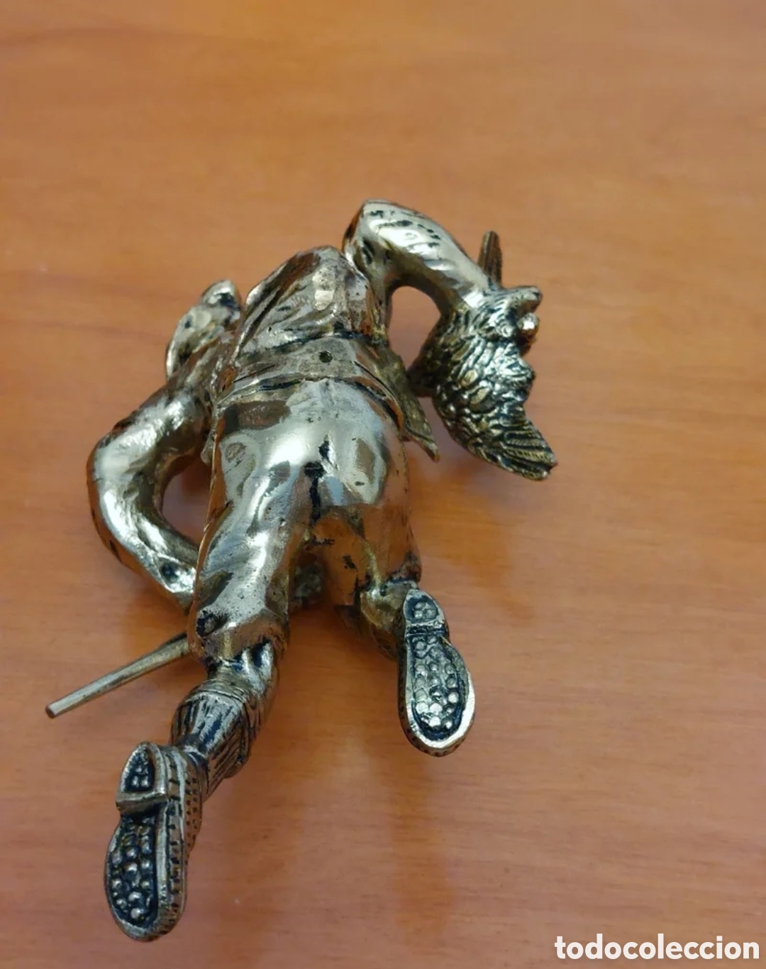 Antig&uuml;edades: Cazador de bronce vintage - Foto 8