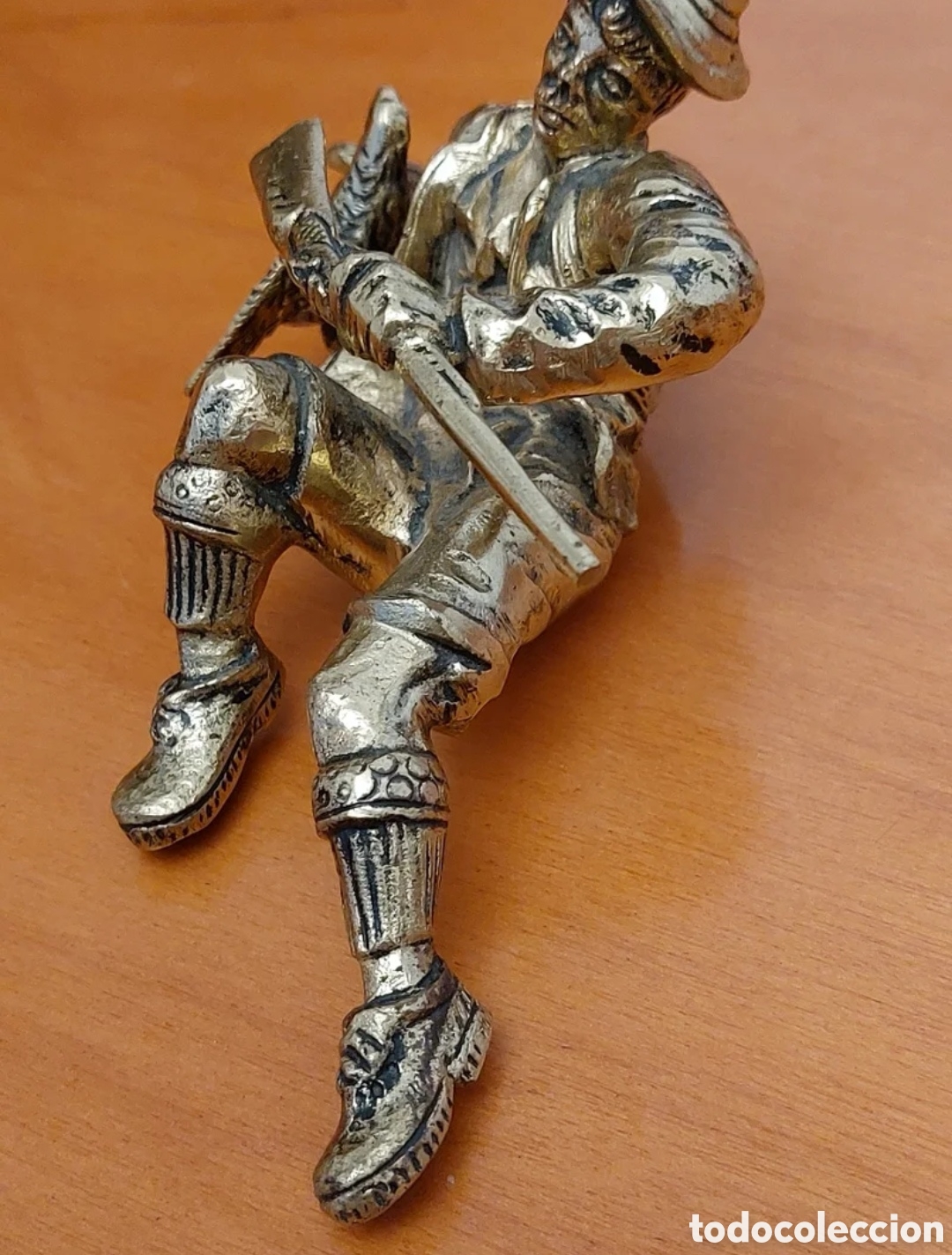 Antig&uuml;edades: Cazador de bronce vintage - Foto 9