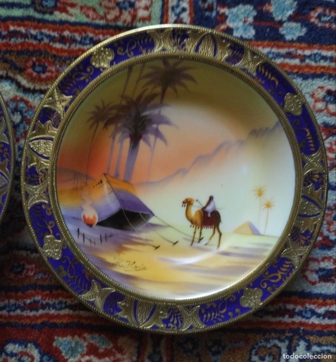 Antig&uuml;edades: 2 Cuencos Vintage Camel China - Foto 10
