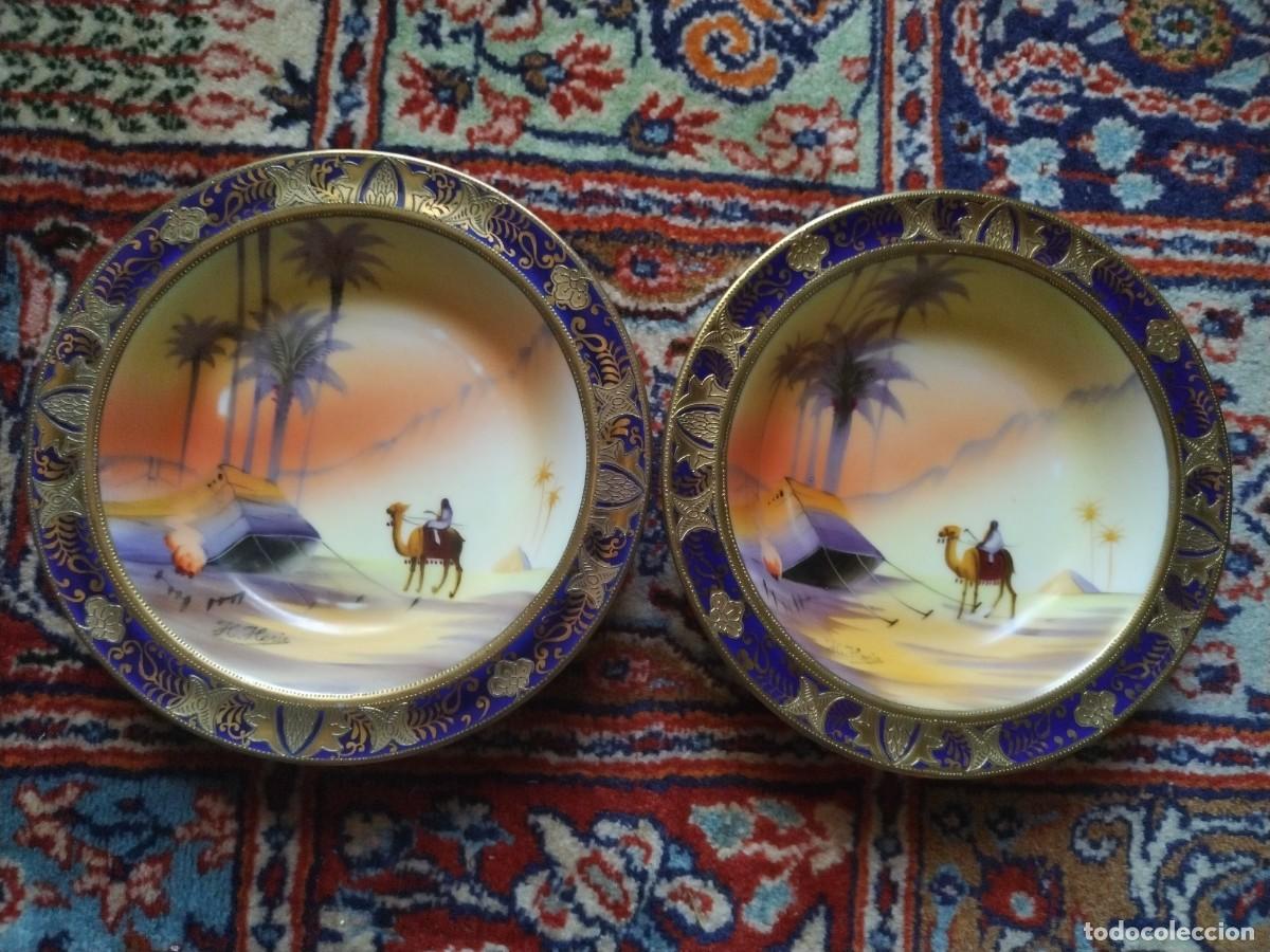 Antig&uuml;edades: 2 Cuencos Vintage Camel China - Foto 11