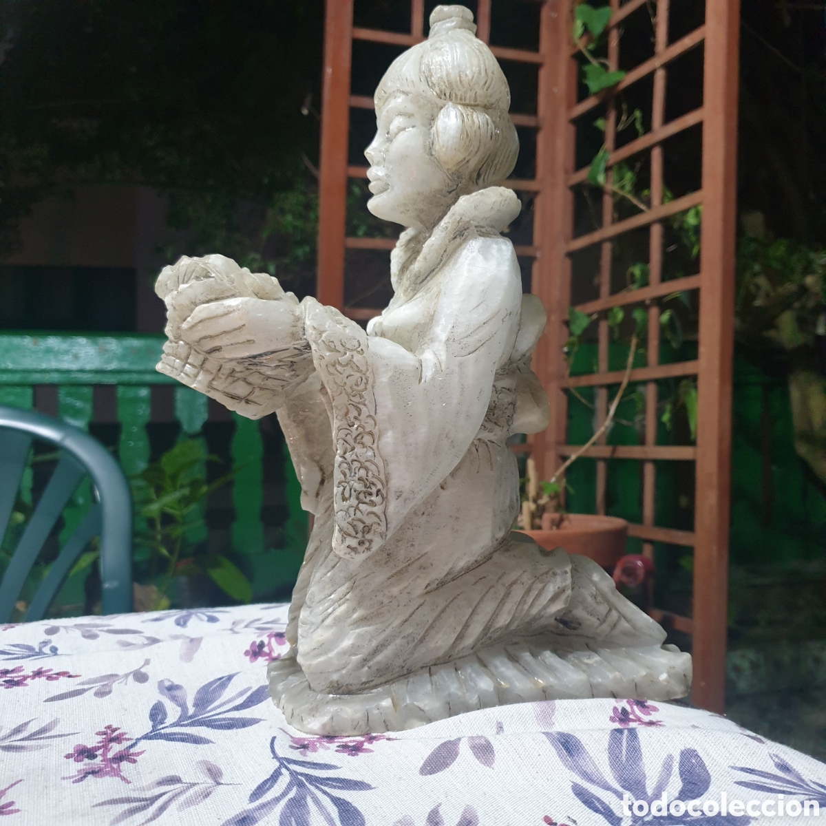 Antig&uuml;edades: Magn&iacute;fica talla de Alabastro - Foto 3