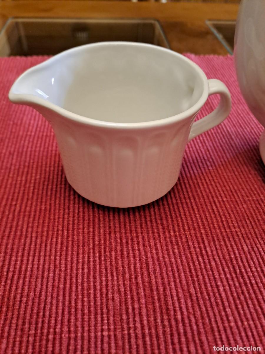 Antig&uuml;edades: JUEGO DE CAFETERA Y LECHERA PONTESA - Foto 6