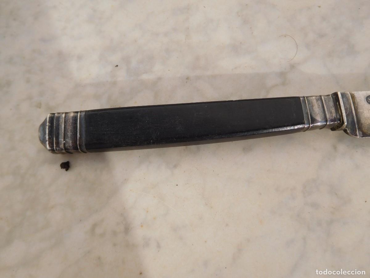 Antig&uuml;edades: Cuchillo antiguo de plata siglo XIX - Foto 6