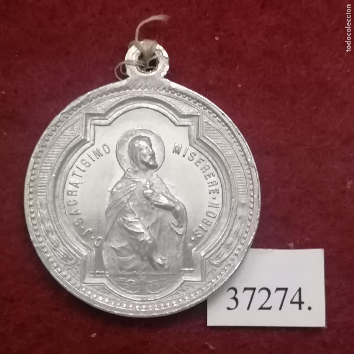 Antig&uuml;edades: Medalla religiosa 1911 - Foto 2