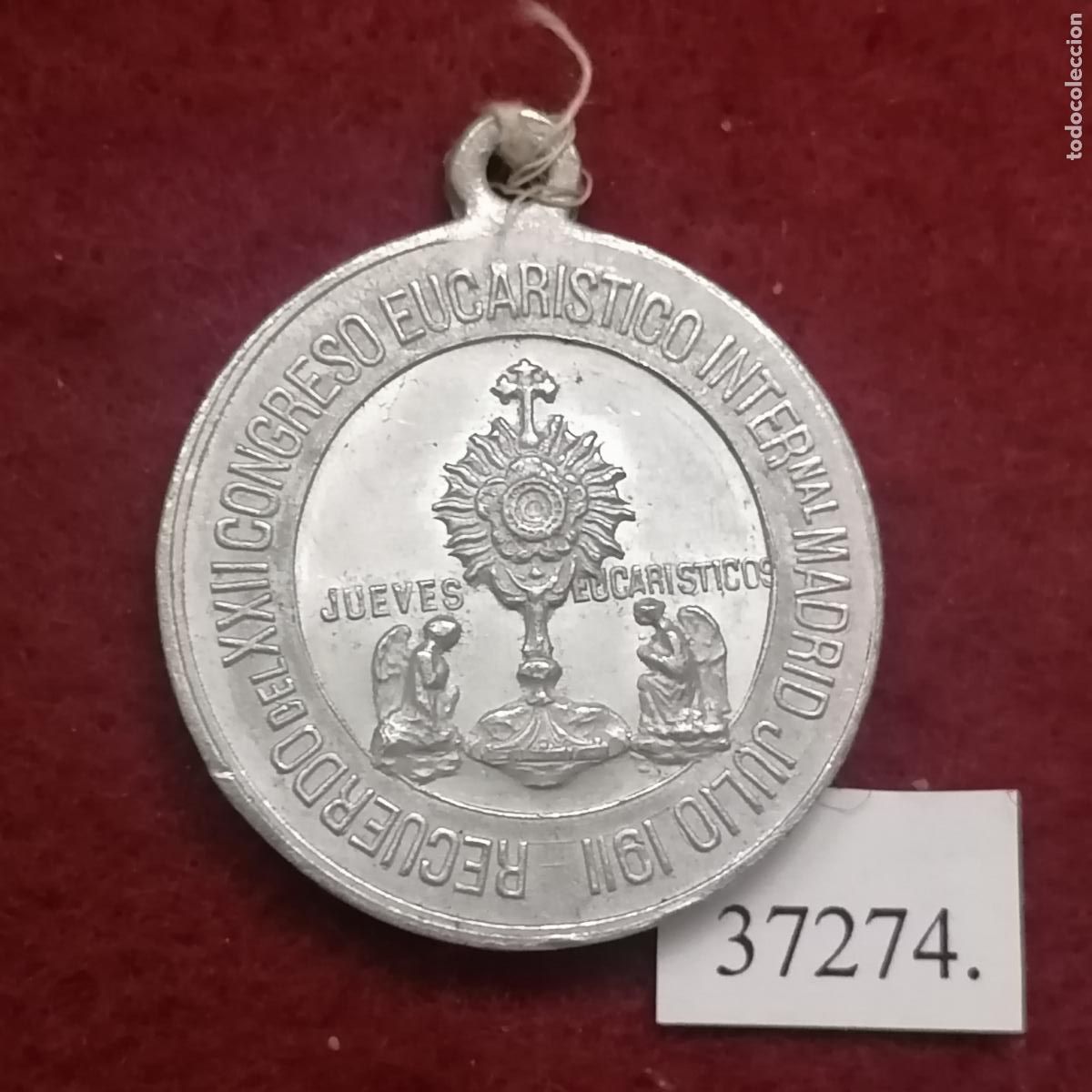 Antig&uuml;edades: Medalla religiosa 1911 - Foto 1
