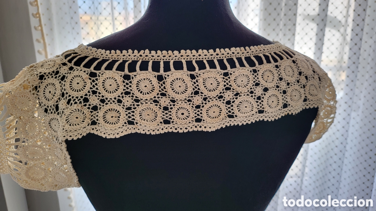 Antig&uuml;edades: ANTIGUO CUELLO PECHERA Y MANGAS - Foto 6