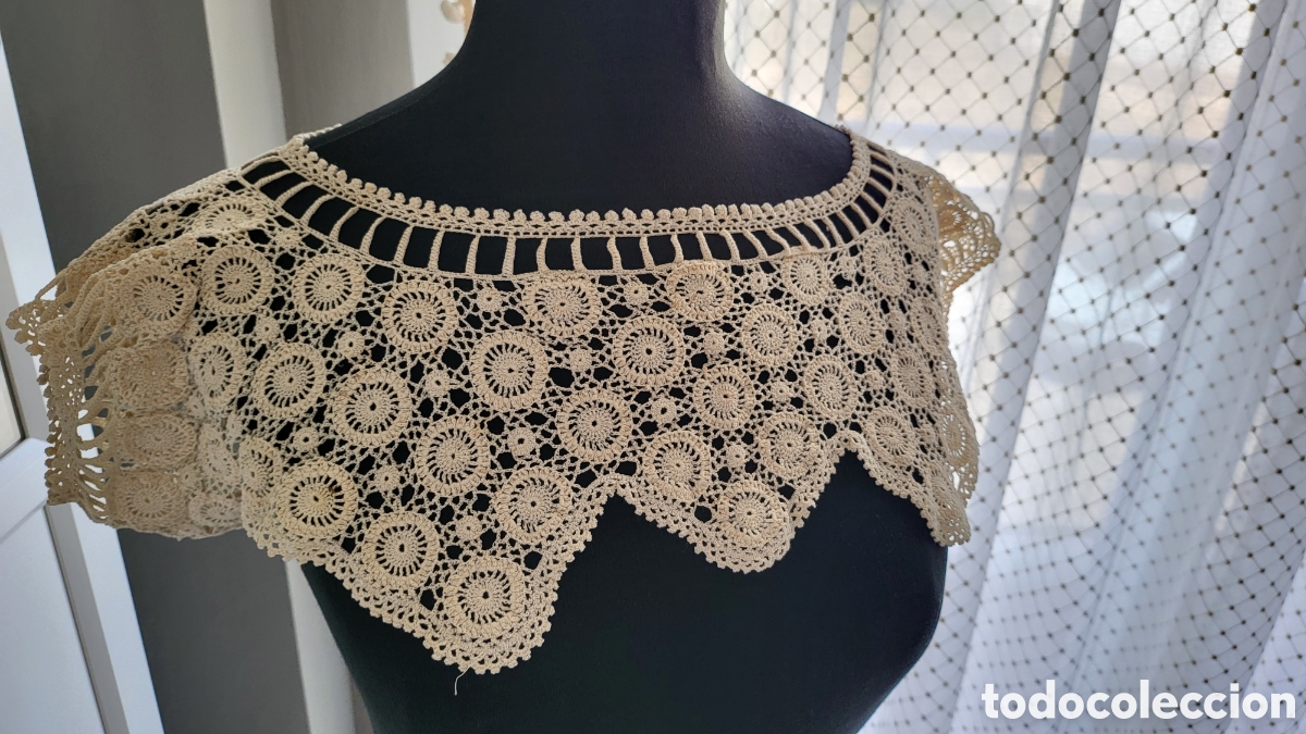 Antig&uuml;edades: ANTIGUO CUELLO PECHERA Y MANGAS - Foto 1
