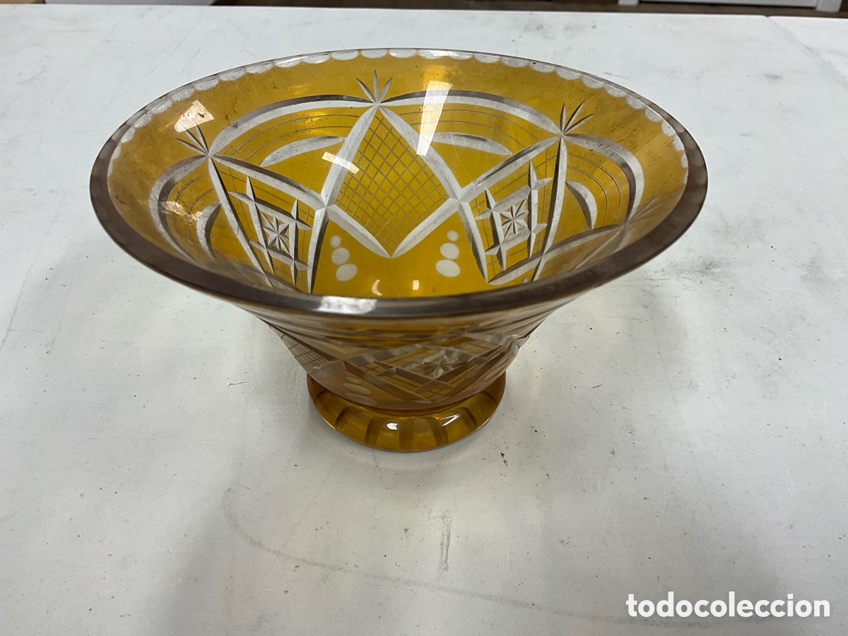 Antig&uuml;edades: Peque&ntilde;o centro de cristal - Foto 1