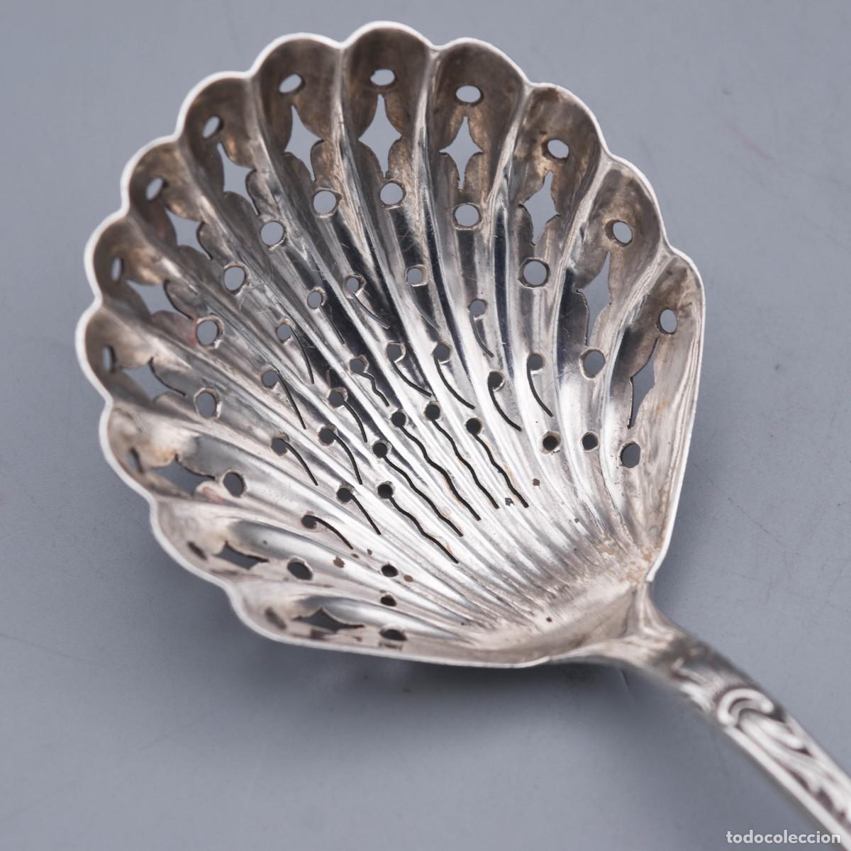 Antig&uuml;edades: Cuchara antigua de plata - Dur&aacute;n - Foto 3