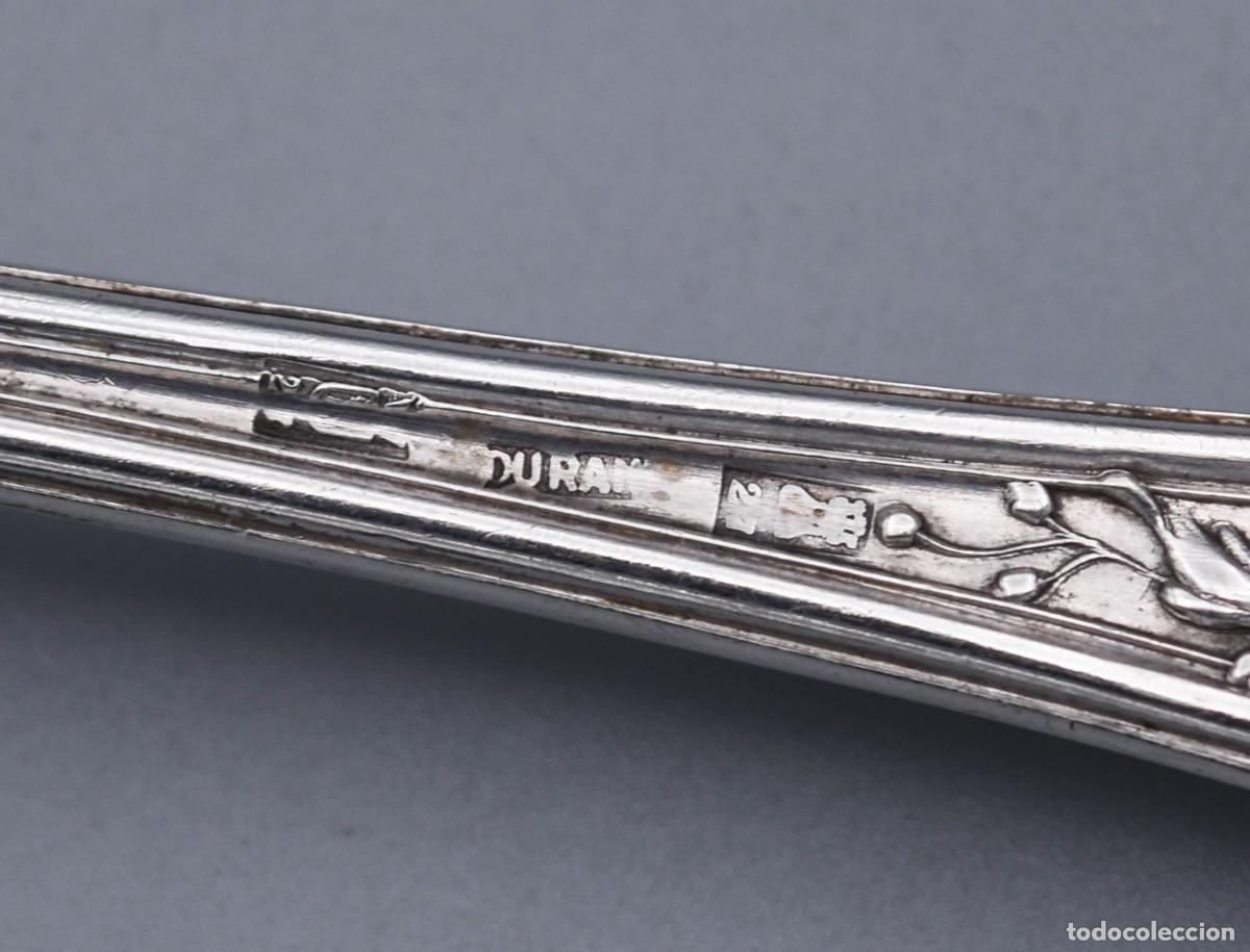 Antig&uuml;edades: Cuchara antigua de plata - Dur&aacute;n - Foto 4