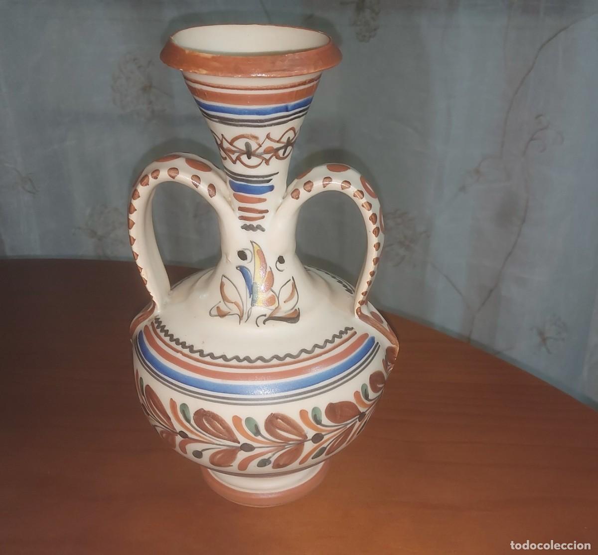 Antig&uuml;edades: JARRON DE CERAMICA - JARRON CON ASAS - Foto 1