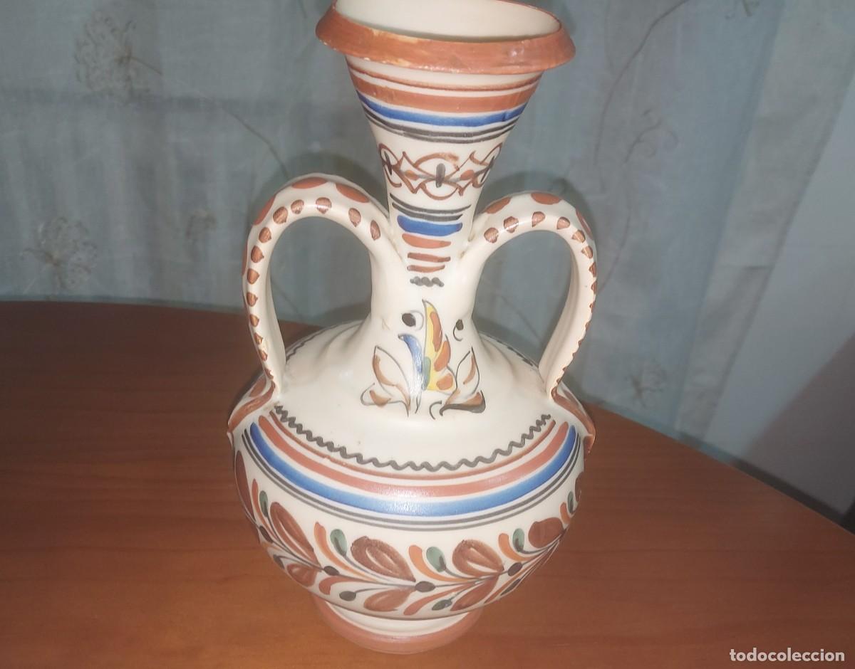 Antig&uuml;edades: JARRON DE CERAMICA - JARRON CON ASAS - Foto 2