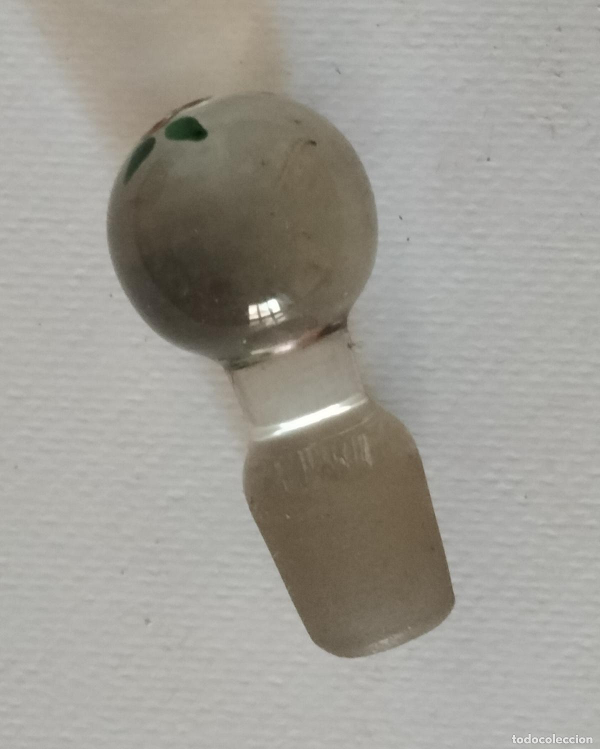 Antig&uuml;edades: Tap&oacute;n cristal de bote - Foto 1