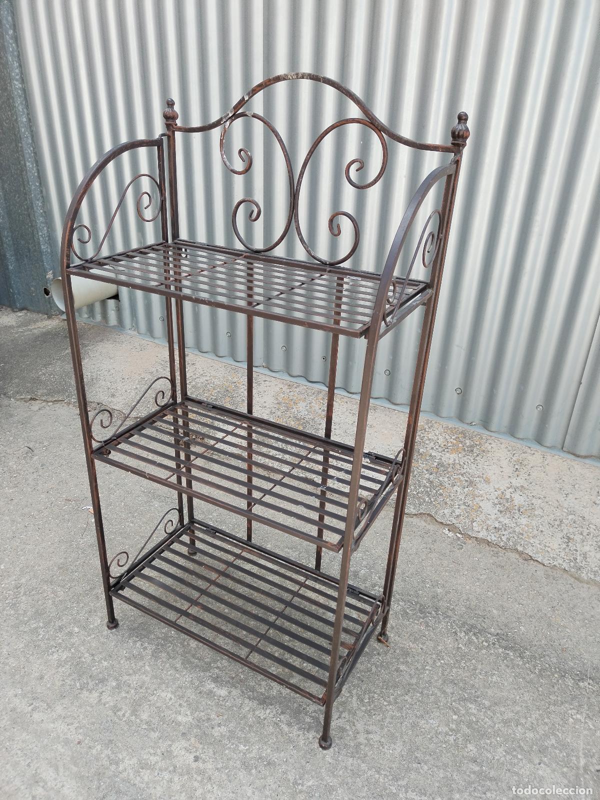 Antig&uuml;edades: extanteria plegable de forja - Foto 3