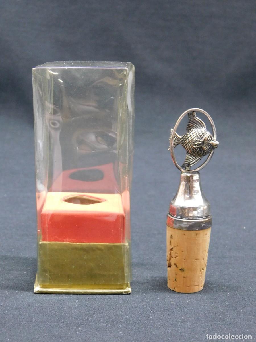 Antig&uuml;edades: TAP&Oacute;N DE CORCHO DE PLATA - Foto 1
