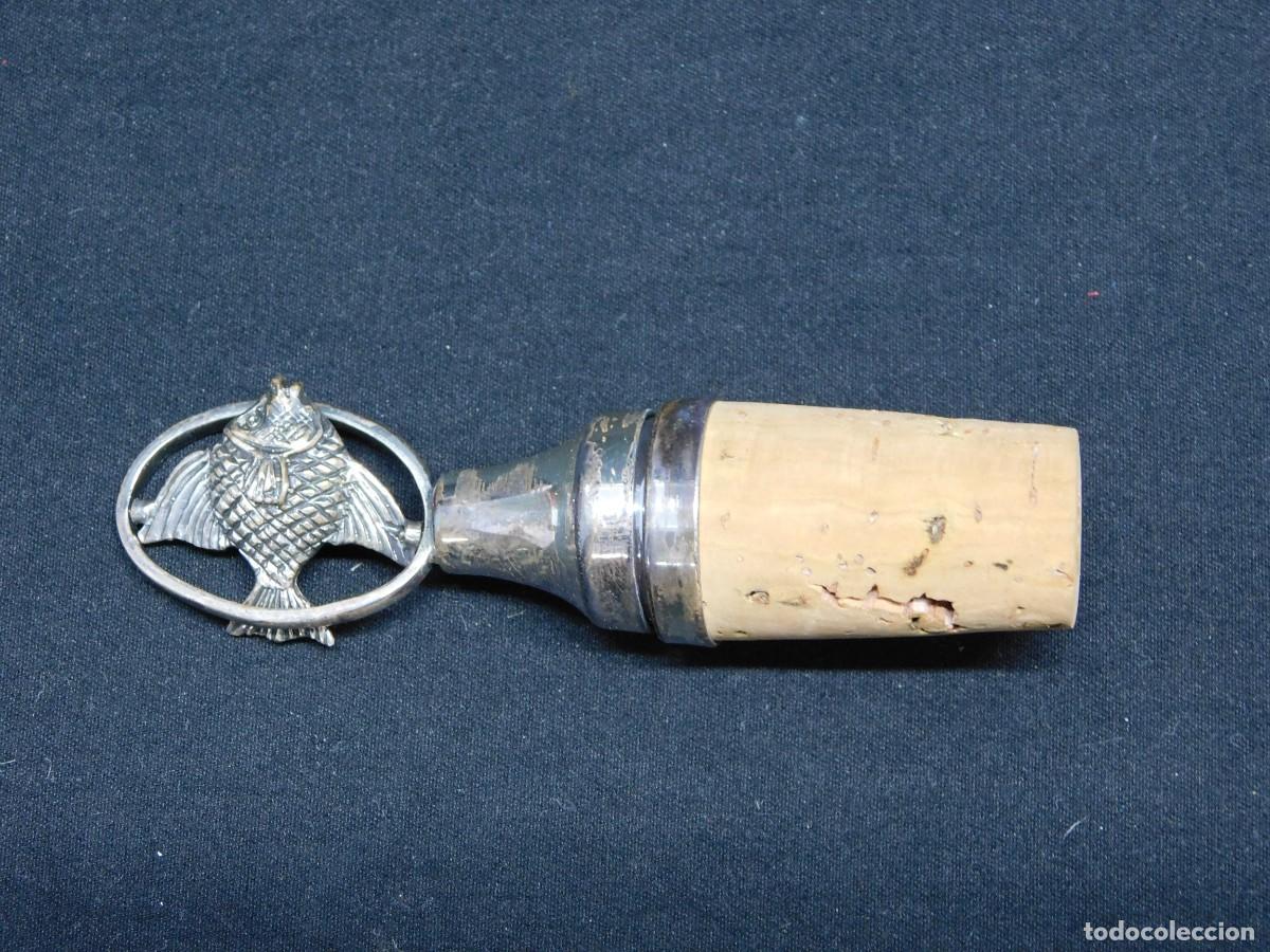 Antig&uuml;edades: TAP&Oacute;N DE CORCHO DE PLATA - Foto 2