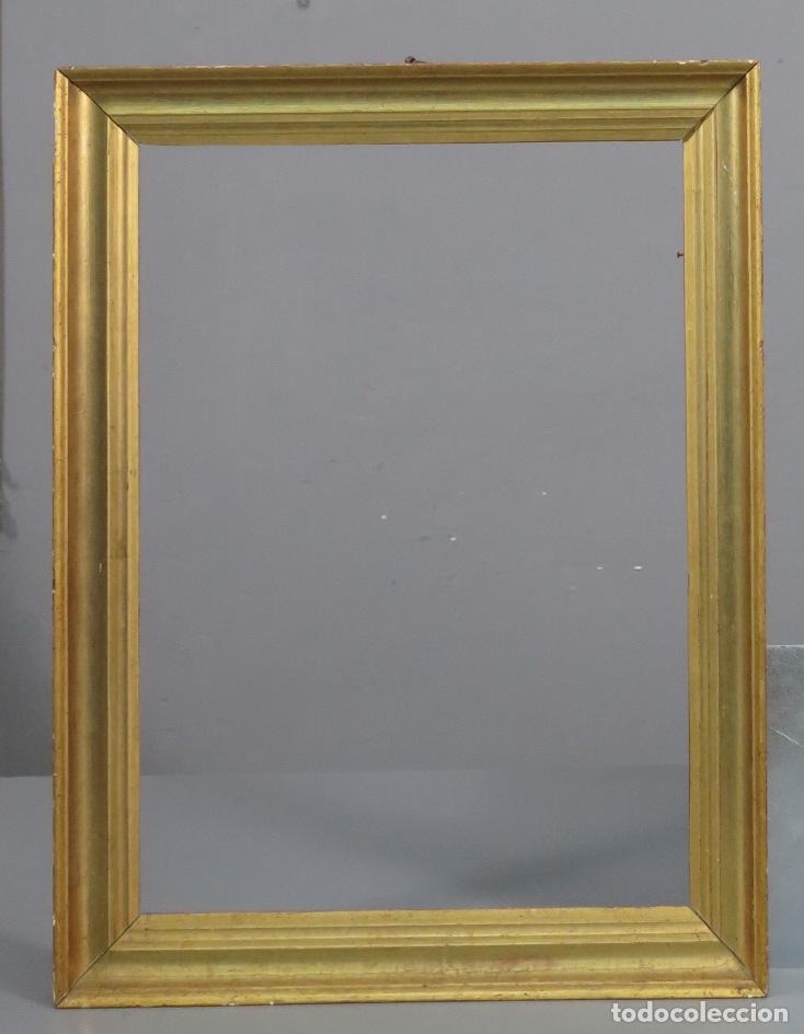 Antig&uuml;edades: MARCO DE MADERA. PAN DE ORO. SIGLO XVIII - Foto 2