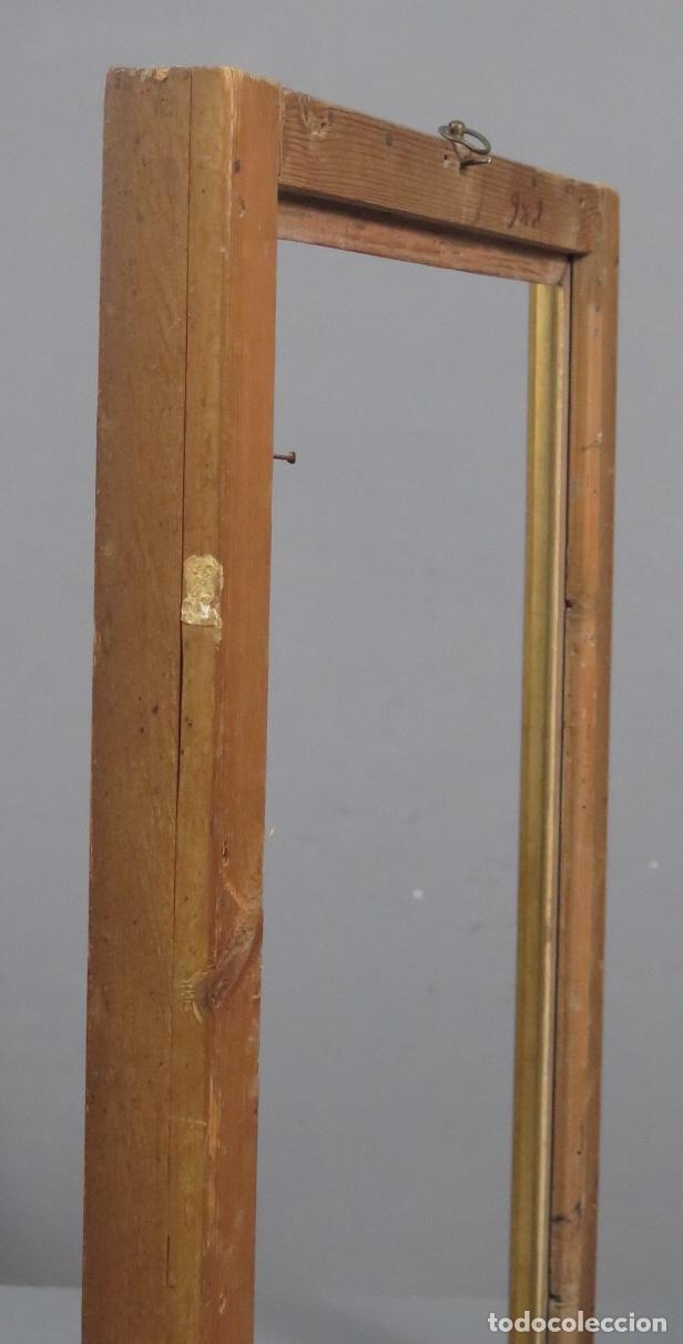 Antig&uuml;edades: MARCO DE MADERA. PAN DE ORO. SIGLO XVIII - Foto 5