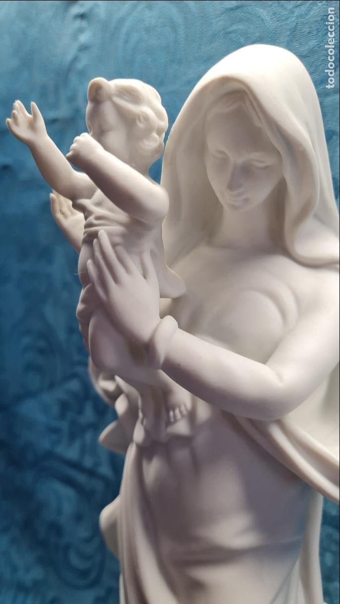 Antig&uuml;edades: VIRGEN CON NI&Ntilde;O EN BRAZOS - Foto 2