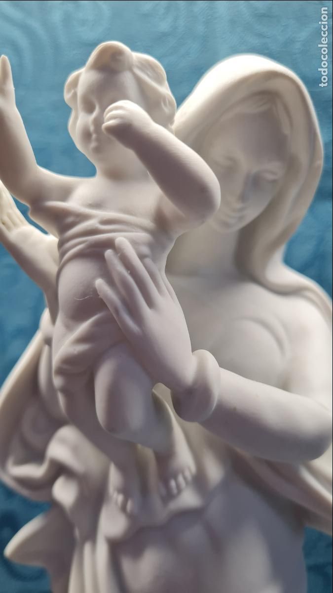 Antig&uuml;edades: VIRGEN CON NI&Ntilde;O EN BRAZOS - Foto 3