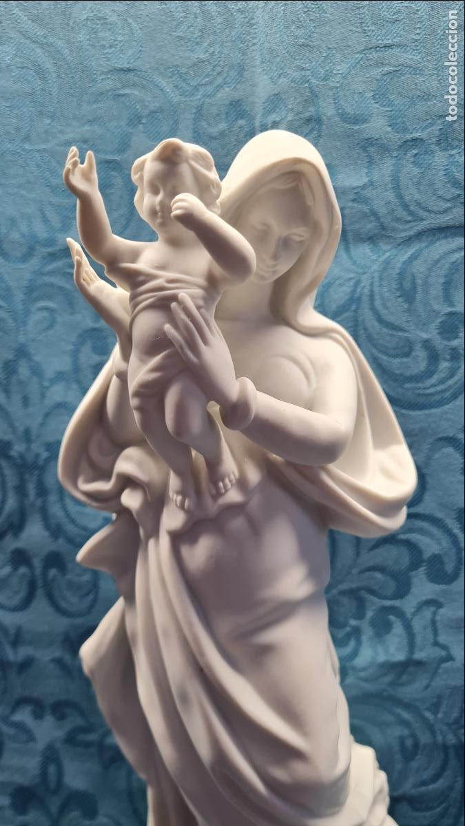 Antig&uuml;edades: VIRGEN CON NI&Ntilde;O EN BRAZOS - Foto 1