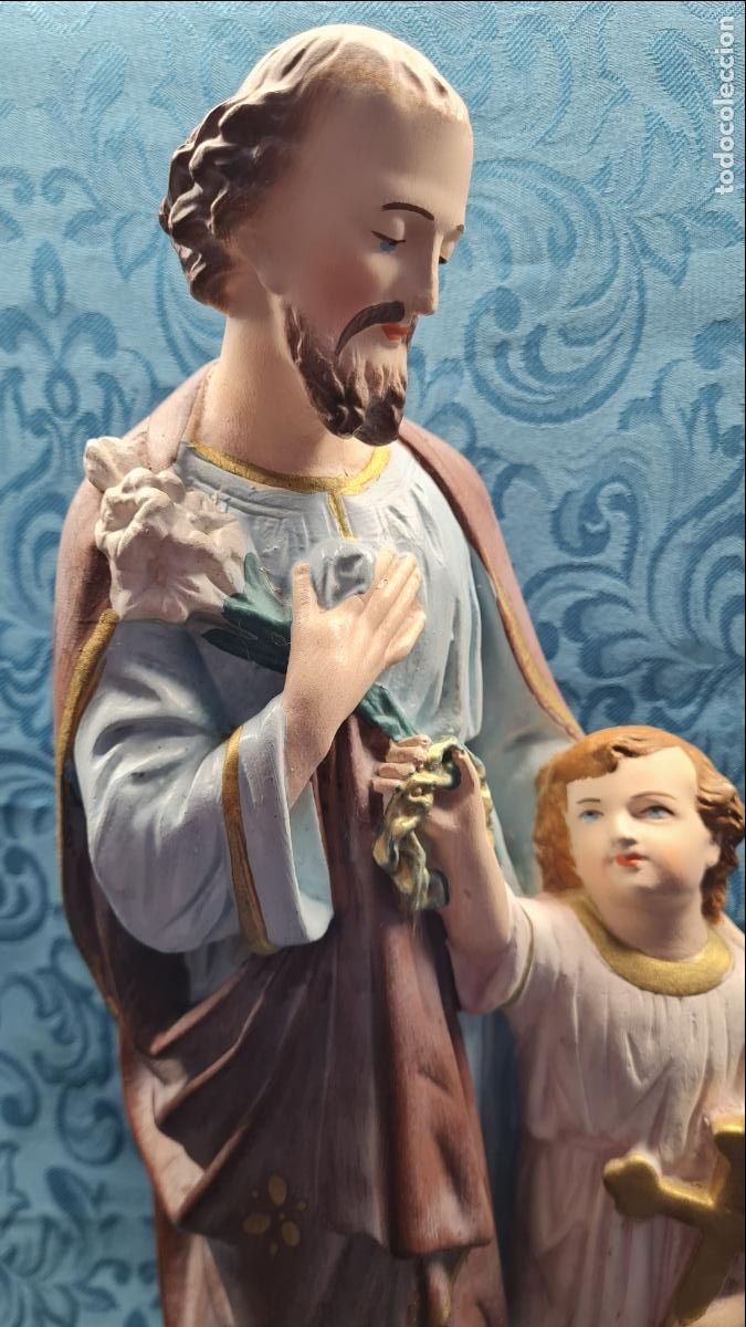 Antig&uuml;edades: SAN JOS&Eacute; CON NI&Ntilde;O DE LA MANO - Foto 2